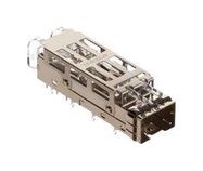 SFP+ CAGE, 2PORT, TH, PRESS-FIT