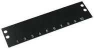 TERMINAL BLOCK MARKER, 1 TO 10, 9.53MM