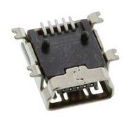 MINI USB, R/A, 2.0 TYPE B, RCPT, SMD