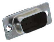 D SUB HOUSING, PLUG, 9POS, DE, STEEL