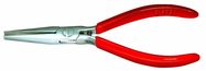 Flat nose pliers, 145 mm, long jaws, transparent insulation