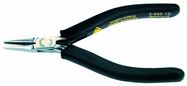 Flat nose pliers, 120 mm, dissipative black handguards