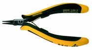 ultra slim flat nose pliers EUROline-Conductive, 130 mm, conductive bicoloured handguard