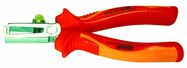 Wire stripper with adjusting screw, 160 mm, bicoloured VDE safety insulation