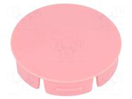 Cap; polyamide; pink; push-in OKW