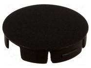 Cap; polyamide; black; push-in OKW