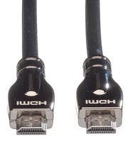 CABLE, HDMI A PLUG-PLUG, 7.5M, BLACK