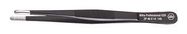 TWEEZER, STRAIGHT ROUND, SS, 145MM