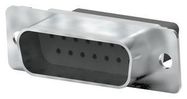 D-SUB HOUSING, PLUG, 15POS, STEEL