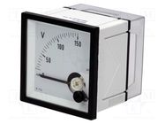 Voltmeter; on panel; 0÷150V; Class: 1.5; True RMS; 45÷65Hz; EQN Gossen Müller & Weigert