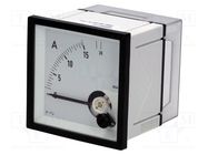 Ammeter; on panel; I AC: 0÷15A,30A; True RMS; Class: 1.5; 45÷65Hz Gossen Müller & Weigert