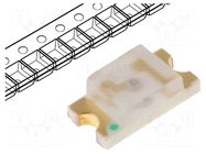 LED; red; SMD; 1206; 20÷49mcd; 2÷2.4VDC; 3.2x1.6x1.1mm; 120°; 20mA LUCKYLIGHT