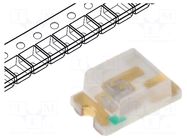 LED; green; SMD; 0805; 80÷200mcd; 2.8÷3.8VDC; 2x1.25x0.8mm; 130° LUCKYLIGHT