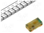 LED; SMD; 0603; red/green; 1.6x0.8x0.5mm; 120°; 20mA; Lens: diffused BROADCOM (AVAGO)