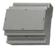 DIN RAIL ENCLOSURE, ABS, GREY