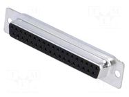 Connector: D-Sub; PIN: 37; plug; female; for cable; soldering MH CONNECTORS