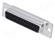 Connector: D-Sub; PIN: 25; plug; female; for cable; straight MH CONNECTORS