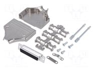 Connector: D-Sub; PIN: 25; plug; female; straight; soldering MH CONNECTORS