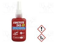 Anaerobic adhesive; blue; liquid; bottle; 50ml; LOCTITE 243 LOCTITE