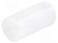 Spacer sleeve; LED; Øout: 5mm; ØLED: 5mm; L: 10mm; natural; UL94V-2 FIX&FASTEN