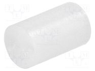 Spacer sleeve; LED; Øout: 5mm; ØLED: 5mm; L: 8mm; natural; UL94V-2 FIX&FASTEN