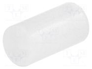 Spacer sleeve; LED; Øout: 5mm; ØLED: 5mm; L: 9.5mm; natural; UL94V-2 FIX&FASTEN