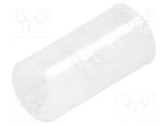 Spacer sleeve; LED; Øout: 4mm; ØLED: 3mm; L: 8mm; natural; UL94V-2 FIX&FASTEN