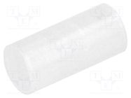 Spacer sleeve; LED; Øout: 4mm; ØLED: 3mm; L: 8.5mm; natural; UL94V-2 FIX&FASTEN