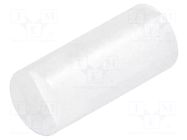 Spacer sleeve; LED; Øout: 4mm; ØLED: 3mm; L: 9mm; natural; UL94V-2 FIX&FASTEN