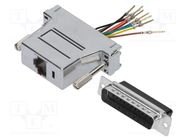 Transition: adapter; D-Sub 25pin male,RJ45 socket MH CONNECTORS