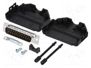 Connector: D-Sub; PIN: 25; plug; male; straight; soldering MH CONNECTORS