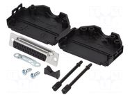 Connector: D-Sub; PIN: 25; plug; female; straight; soldering MH CONNECTORS