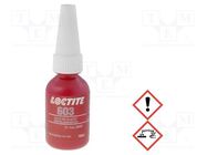 Anaerobic adhesive; green; bottle; 0.01l; LOCTITE 603; 8min LOCTITE