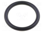 O-ring gasket; NBR caoutchouc; Thk: 1.5mm; Øint: 10mm; PG7; black 