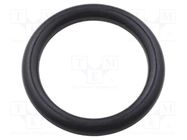 O-ring gasket; NBR caoutchouc; Thk: 1.5mm; Øint: 9mm; M12; black 