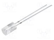 LED; 5mm; white cold; 150÷240mcd; 120°; Front: recessed; 2.9÷3.6V OPTOSUPPLY