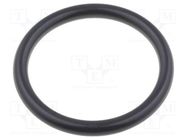 O-ring gasket; NBR caoutchouc; Thk: 2mm; Øint: 17mm; M20; black 