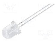 LED; 8mm; orange; 10000÷13000mcd; 30°; Front: convex; 1.8÷2.6VDC OPTOSUPPLY