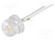 LED; 8mm; orange; 140°; Front: convex; No.of term: 2; 5.7÷7.8VDC OPTOSUPPLY