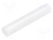 Spacer sleeve; LED; Øout: 4mm; ØLED: 3mm; L: 21.5mm; natural; UL94V-2 FIX&FASTEN