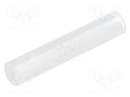 Spacer sleeve; LED; Øout: 4mm; ØLED: 3mm; L: 21mm; natural; UL94V-2 FIX&FASTEN