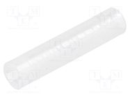 Spacer sleeve; LED; Øout: 4mm; ØLED: 3mm; L: 18.5mm; natural; UL94V-2 FIX&FASTEN