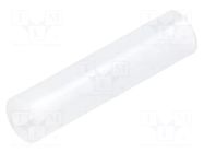 Spacer sleeve; LED; Øout: 4mm; ØLED: 3mm; L: 17mm; natural; UL94V-2 FIX&FASTEN