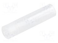 Spacer sleeve; LED; Øout: 4mm; ØLED: 3mm; L: 16.5mm; natural; UL94V-2 FIX&FASTEN