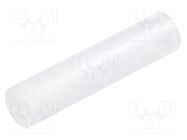 Spacer sleeve; LED; Øout: 5mm; ØLED: 5mm; L: 22mm; natural; UL94V-2 FIX&FASTEN