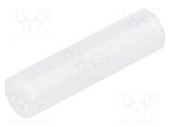 Spacer sleeve; LED; Øout: 5mm; ØLED: 5mm; L: 19mm; natural; UL94V-2 FIX&FASTEN