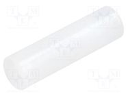 Spacer sleeve; LED; Øout: 5mm; ØLED: 5mm; L: 17.5mm; natural; UL94V-2 FIX&FASTEN