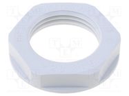 Nut; M20; halogen free; polyamide; UL94V-0; 27mm; grey; -20÷100°C LAPP