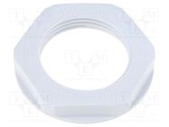 Nut; M25; halogen free; polyamide; UL94V-0; 34mm; grey; -20÷100°C LAPP