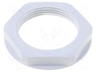 Nut; M32; halogen free; polyamide; UL94V-0; 41mm; grey; Pitch: 1.5 LAPP
